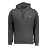 US POLO SWEATSHIRT WITHOUT ZIP BLACK MAN