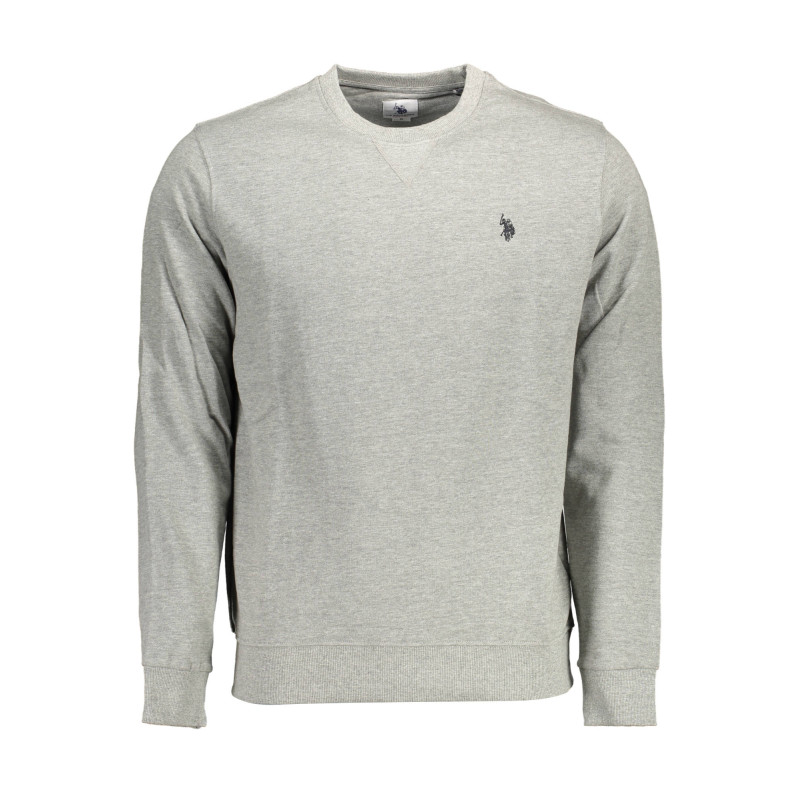 US POLO SWEATSHIRT WITHOUT ZIP GRAY MAN