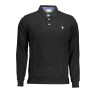 US POLO MEN&39S LONG SLEEVED POLO BLACK