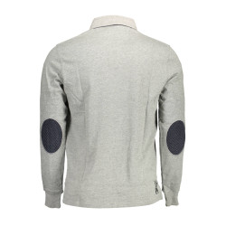 US POLO LONG SLEEVED POLO SHIRT MAN GRAY