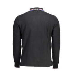 US POLO MEN&39S LONG SLEEVED POLO BLACK