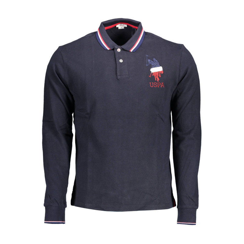 US POLO BLUE MEN&39S LONG SLEEVED POLO SHIRT