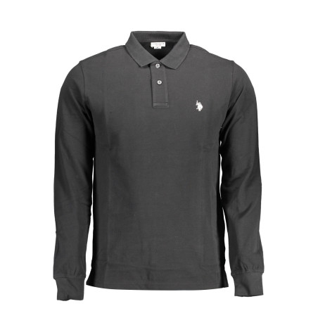 US POLO MEN&39S LONG SLEEVED POLO BLACK