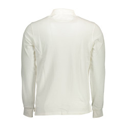 US POLO LONG SLEEVED POLO SHIRT MAN WHITE