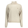 US WOMEN&39S BEIGE TURTLENECK POLO SHIRT