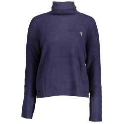 US BLUE WOMEN&39S POLO SWEATER