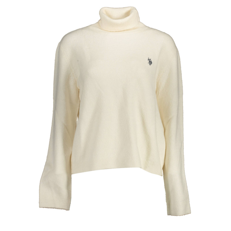 US WHITE WOMEN&39S POLO SWEATER