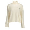 US WHITE WOMEN&39S POLO SWEATER