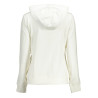 US POLO SWEATSHIRT WITH ZIP WOMAN WHITE