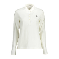 US POLO LONG SLEEVED POLO SHIRT WOMAN WHITE