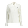 US POLO LONG SLEEVED POLO SHIRT WOMAN WHITE