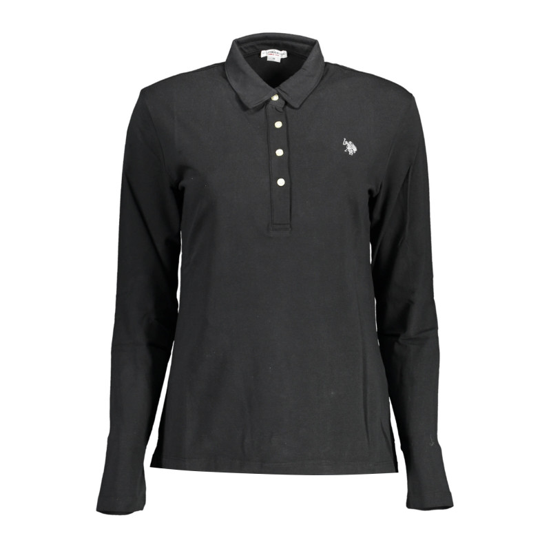 US POLO BLACK WOMEN&39S LONG SLEEVED POLO SHIRT