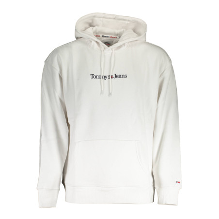 TOMMY HILFIGER MEN&39S WHITE ZIPPED SWEATSHIRT