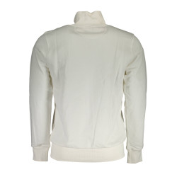 LA MARTINA MEN&39S WHITE ZIPPED SWEATSHIRT