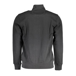 LA MARTINA MEN&39S BLACK ZIPPED SWEATSHIRT