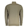 LA MARTINA MEN&39S GREEN ZIPPED SWEATSHIRT