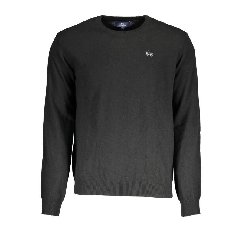 LA MARTINA BLACK MAN SWEATER