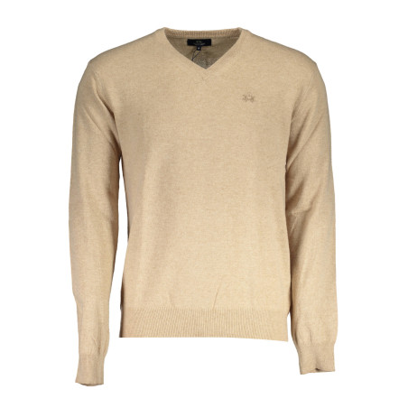 LA MARTINA MAN BEIGE SWEATER