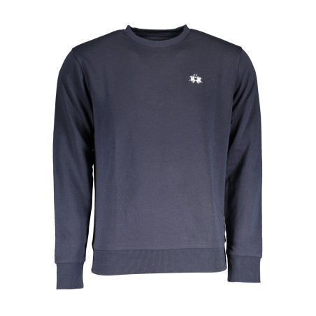 LA MARTINA BLUE MEN&39S SWEATSHIRT WITHOUT ZIP