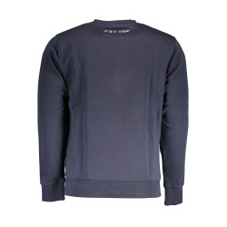 LA MARTINA BLUE MEN&39S SWEATSHIRT WITHOUT ZIP