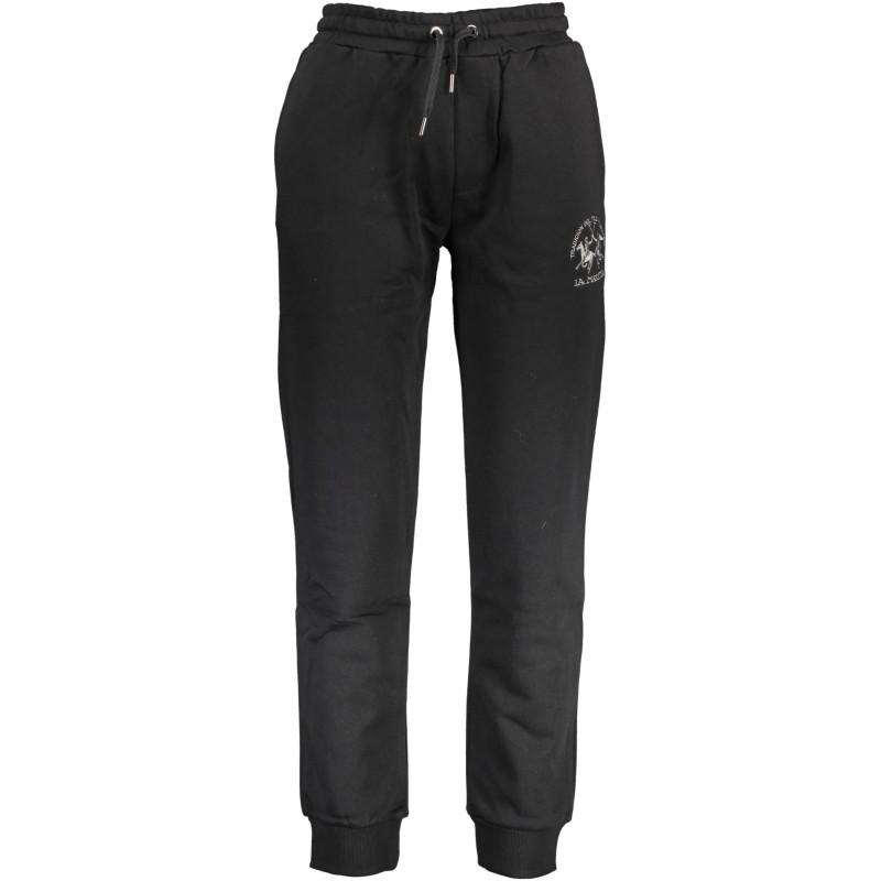 LA MARTINA BLACK MAN TROUSERS