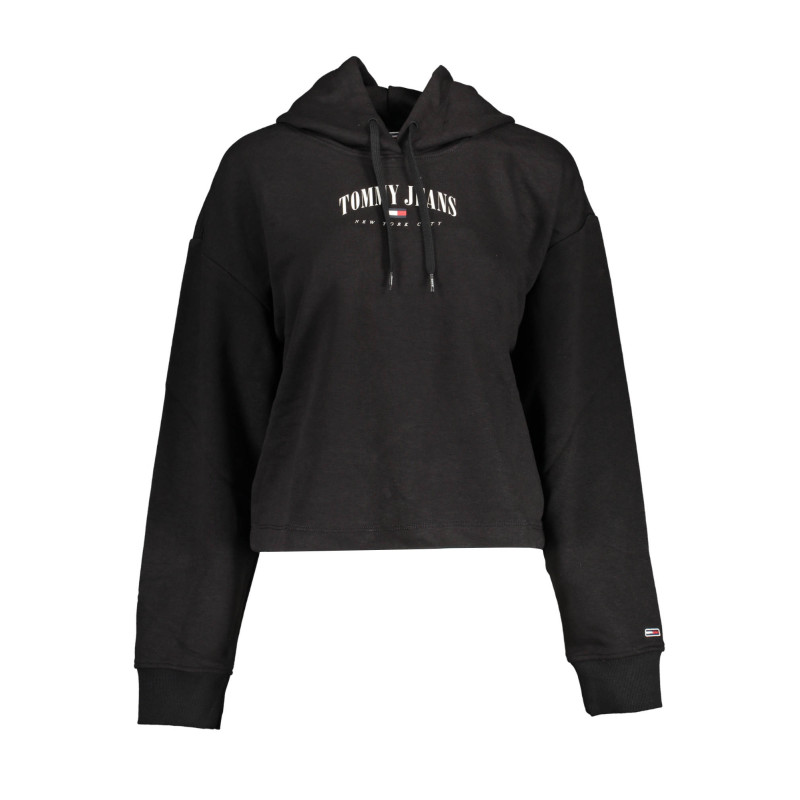 TOMMY HILFIGER SWEATSHIRT WITHOUT ZIP WOMEN BLACK