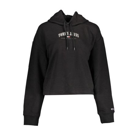 TOMMY HILFIGER FELPA SENZA ZIP DONNA NERO