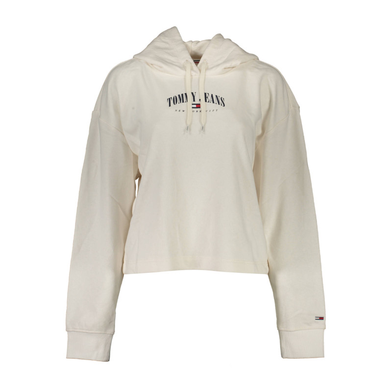 TOMMY HILFIGER WOMEN&39S WHITE SWEATSHIRT WITHOUT ZIP