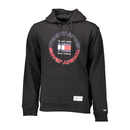 TOMMY HILFIGER FELPA SENZA ZIP UOMO NERO