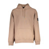 CALVIN KLEIN SWEATSHIRT WITHOUT ZIP MAN BROWN