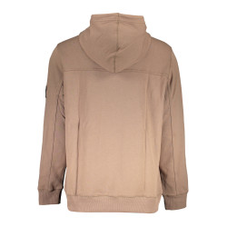 CALVIN KLEIN SWEATSHIRT WITHOUT ZIP MAN BROWN