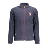 GIAN MARCO VENTURI MEN&39S BLUE ZIPPED SWEATSHIRT