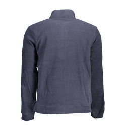 GIAN MARCO VENTURI MEN&39S BLUE ZIPPED SWEATSHIRT