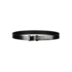 CALVIN KLEIN BLACK MAN LEATHER BELT