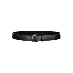 CALVIN KLEIN BLACK MAN LEATHER BELT