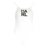 KARL LAGERFELD BEACHWEAR COSTUME INTERO DONNA BIANCO