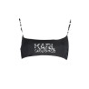 KARL LAGERFELD BEACHWEAR COSTUME PARTE SOPRA DONNA NERO