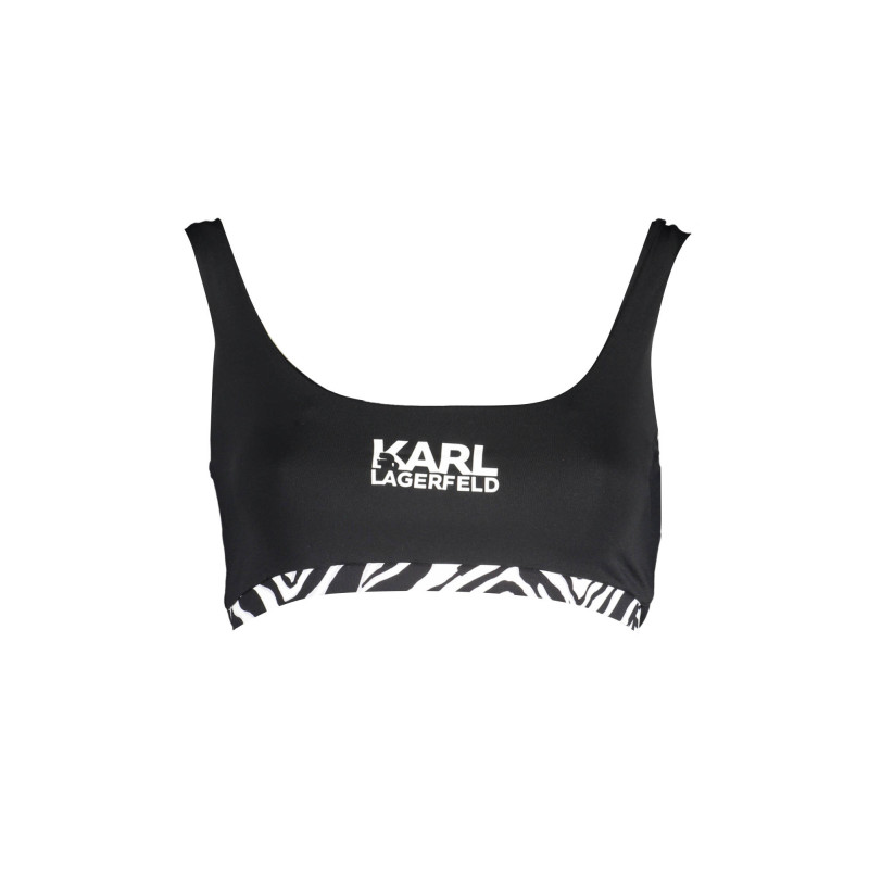 KARL LAGERFELD BEACHWEAR TOP WOMEN&39S COSTUME BLACK