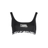 KARL LAGERFELD BEACHWEAR TOP WOMEN&39S COSTUME BLACK