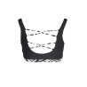 KARL LAGERFELD BEACHWEAR TOP WOMEN&39S COSTUME BLACK