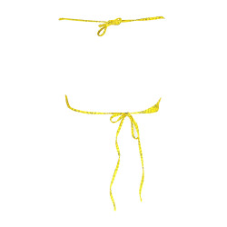 KARL LAGERFELD BEACHWEAR COSTUME PARTE SOPRA DONNA GIALLO