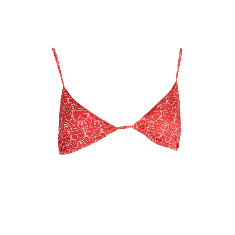 KARL LAGERFELD BEACHWEAR COSTUME PARTE SOPRA DONNA ROSSO