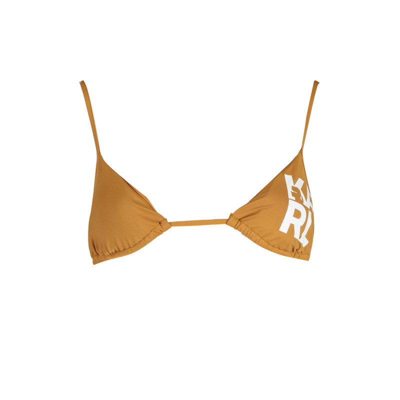 KARL LAGERFELD BEACHWEAR SWIMSUIT TOP WOMAN BROWN