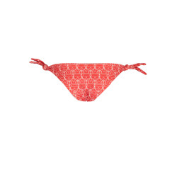 KARL LAGERFELD BEACHWEAR SWIMSUIT SIDE BOTTOM WOMAN RED