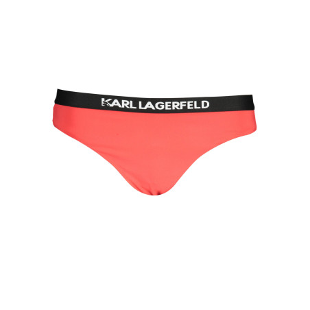 KARL LAGERFELD BEACHWEAR COSTUME PARTE SOTTO DONNA ROSSO