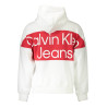 CALVIN KLEIN WHITE MEN&39S SWEATSHIRT WITHOUT ZIP