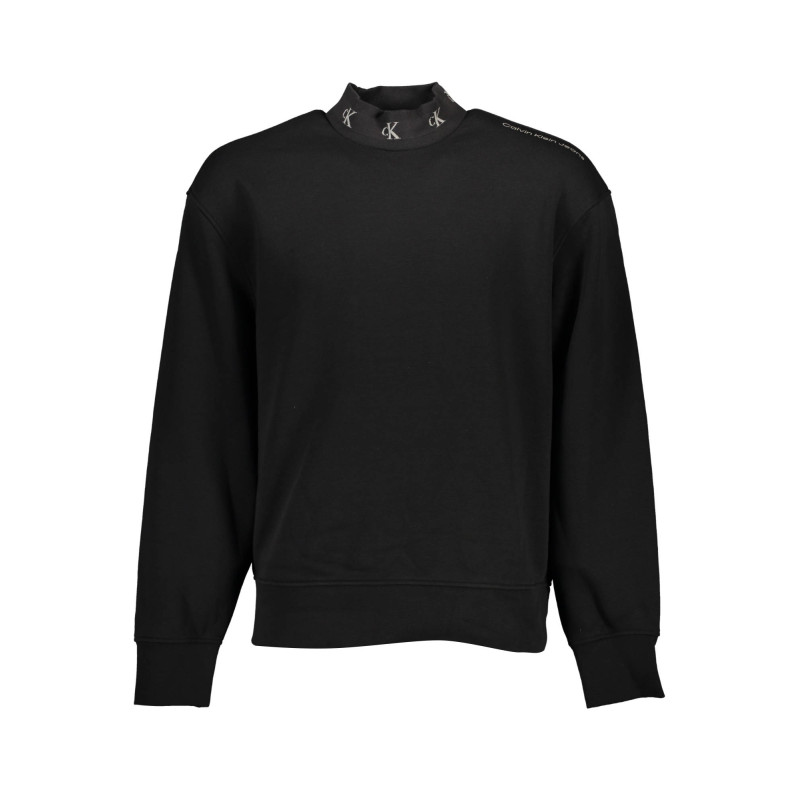 CALVIN KLEIN SWEATSHIRT WITHOUT ZIP BLACK MAN