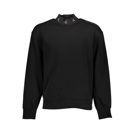 CALVIN KLEIN SWEATSHIRT WITHOUT ZIP BLACK MAN