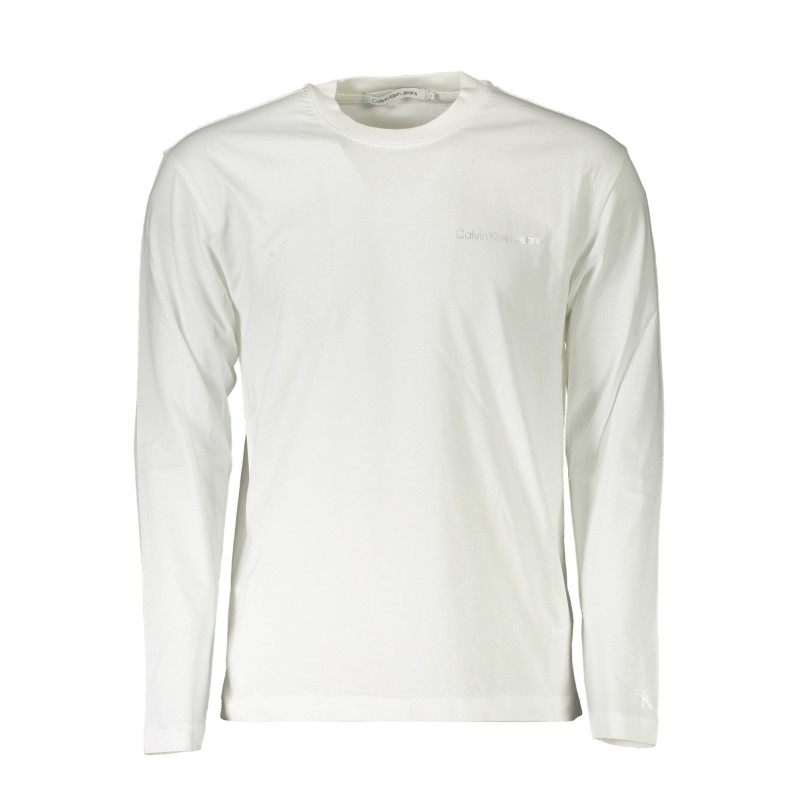 CALVIN KLEIN WHITE MEN&39S LONG SLEEVED T-SHIRT