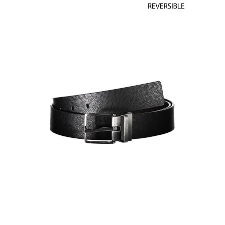 CALVIN KLEIN BLACK MAN LEATHER BELT